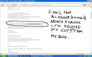 Arvato Services Ltd. deleted CV from this blog.