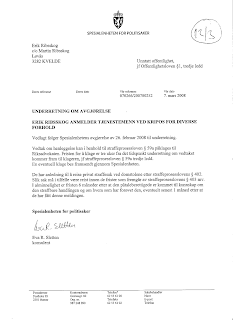 Spesialenheten for Politisaker. (In Norwegian).