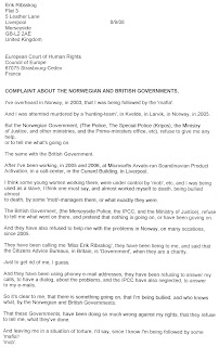 E-post fra City Self-Storage i Oslo. (In Norwegian).