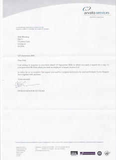 I’m contacting Arvato to get my file with them, after advice from the law-firm in Wrexham.