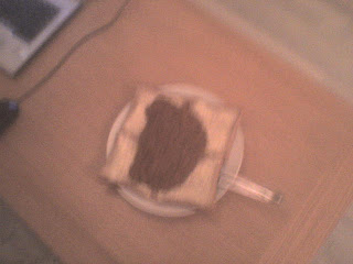 Balti-saus, var veldig godt. I dag var det karb. deig, med Balti-saus da. For sånne indiske sauser og sånn, så bare ser jeg om det er tomat osv. i.