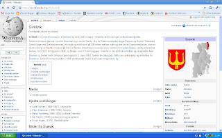 Her er byvåpenet til Svelvik, (som er kommunen som Berger ligger, hvor jeg er fra da), noe havgud-greier. Svelvik er en gammel seilskuteby. (N)